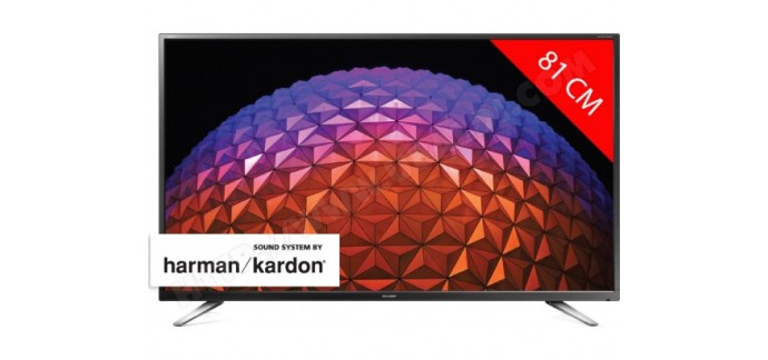 Ubaldi: TV LED Full HD 81 cm SHARP LC32CFG6022E à 267€ au lieu de 369€