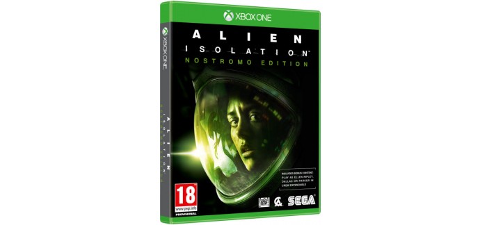 Base.com: Jeu Xbox One Alien: Isolation à 22,51€ au lieu de 63,51€