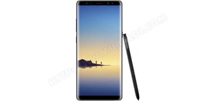 Ubaldi: Smartphone Galaxy Note 8 Noir 64Go - SAMSUNG à 757€ au lieu de 1009€