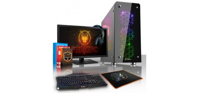 Fnac: PC Gamer - Fierce CYPHER RGB , Intel Core i7 7700K 4GHz à 1145,95€ au lieu de 1245,95€