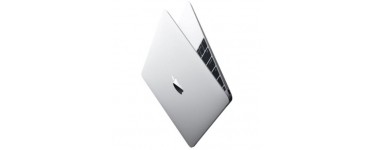eGlobal Central: PC Portable - APPLE Macbook 12 512 Go MLHC2 Argent, à 974,99€ au lieu de 1624,99€