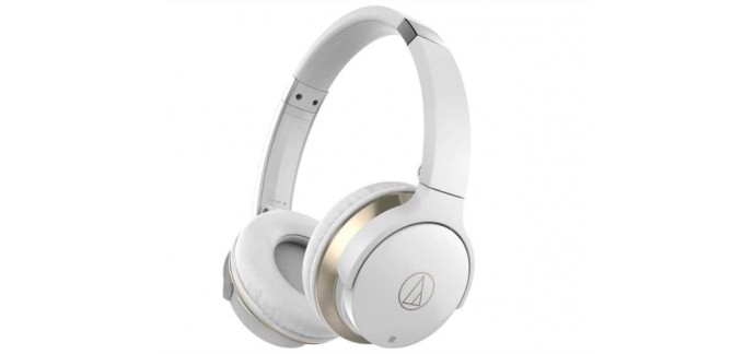 EasyLounge: Casque Audio Nomade sans fil - AUDIO-TECHNICA ATH-AR3BT Blanc, à 79€ au lieu de 99€