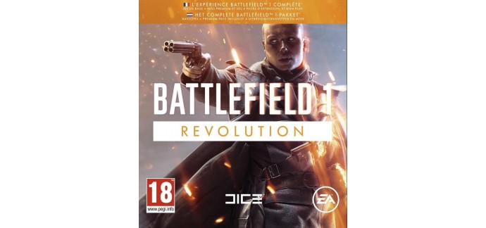 Instant Gaming: Jeux video - Battlefield 1 Revolution Edition à 18,74€ au lieu de 60€