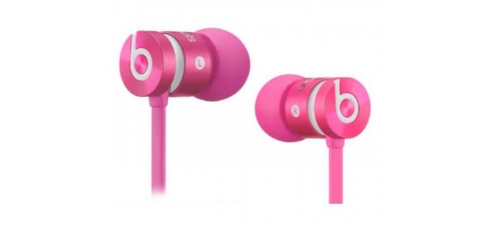 Pixmania: Ecouteurs Intra-auriculaires - BEATS by Dr.Dre urBeats Rose, à 32,4€ au lieu de 38,4€