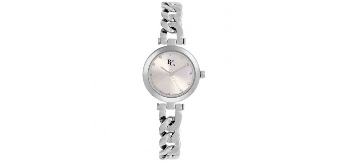 Cleor: Montre femme B&G bracelet chaîne en métal au prix de 29,50€ au lieu de 59€
