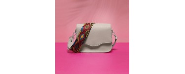 3 Suisses: Sac à main femme bandoulière multicolore amovible d'une valeur de 7,50€ au lieu de 24,99€