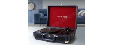 Ubaldi: Platine Vinyle USB - MUSE MT-101DB, à 56€ au lieu de 119€