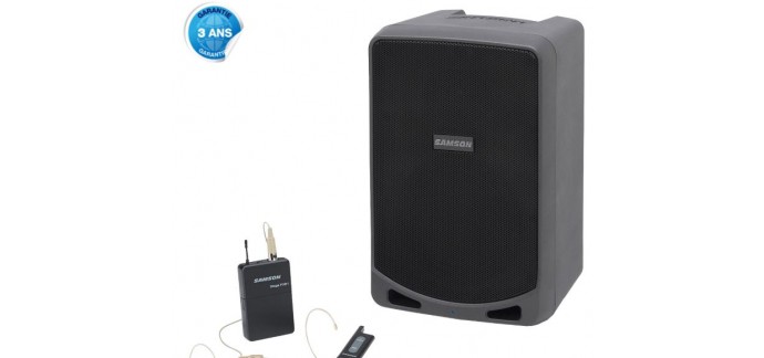 Sonovente: Sono Portable - SAMSON Expedition XP106WDE, à 248€ au lieu de 399€