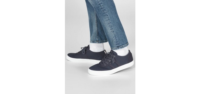 JACK & JONES: Baskets basses décontractées homme bleu marine au prix de 24,95€ au lieu de 49,99€