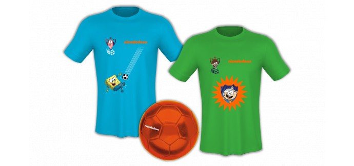 Nickelodeon: Des maillots de foot Nickelodeon à gagner