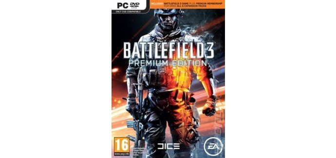 Instant Gaming: Jeux video - Battlefield 3: Premium (jeu inclus + all DLC) à 7,68€ au lieu de 49€