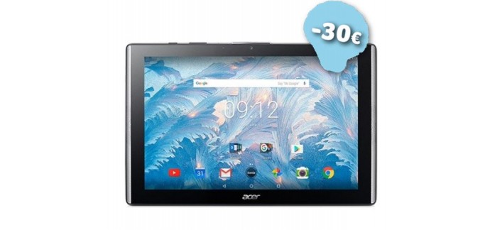 Acer: Tablette Tactile - ACER Iconia One 10 B3-A40FHD Noir, à 179,9€ au lieu de 209,9€