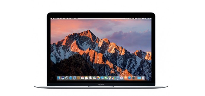 MacWay: MacBook 12" Retina Argent Core m3 bicoeur 1,2 GHz 8 Go 256 Go à 1546,58€ au lieu de 1658,37€