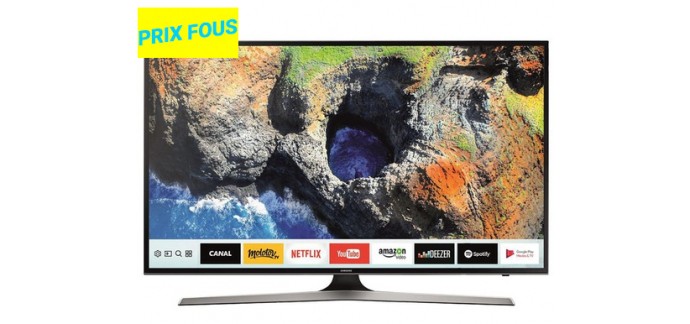 Mistergooddeal: Téléviseur Samsung UE55MU6105 4K UHD à moitié prix 