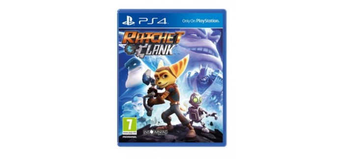 Base.com: Jeu PS4 - Ratchet & Clank, à 16€ au lieu de 63,51€