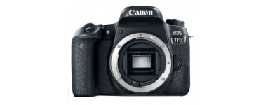 eGlobal Central: Boîtier pour Appareil Photo Numérique - CANON EOS 77D Noir, à 554,99€ au lieu de 919,99€