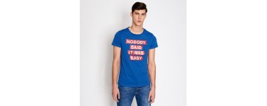 Devred: Tee-shirt manches courtes homme casual à 7,50€ au lieu de 14,99€