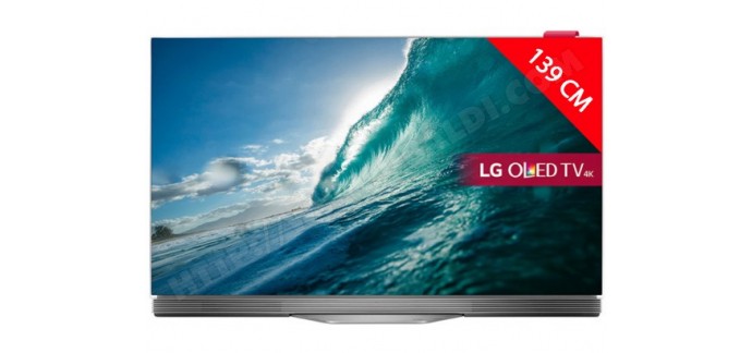 Ubaldi: TV Oled LG 4K 139 cm OLED55E7N à 1599€ au lieu de 3999€