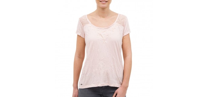 Oxbow: Tee-shirt Thea - Rose à 19,50€ au lieu de 39€
