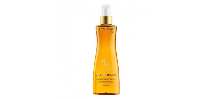 Origines Parfums: Soleil bronzer huile protectrice lissante 200ml à 22,50€ au lieu de 37,50€