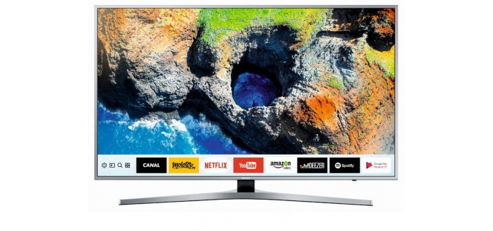 Mistergooddeal: Téléviseur Samsung UE65MU6405 4K UHD blanc à 1202,28€ au lieu de 1539€
