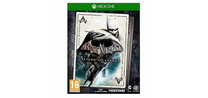 Boulanger: Jeu XBOX One - Batman: Return To Arkham, à 9€ au lieu de 24,99€