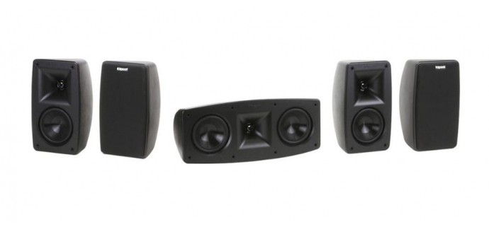 EasyLounge: Pack d'Enceintes Home Cinéma 5.0 Compactes - KLIPSCH Quintet 5.0 Noir, à 399€ au lieu de 690€