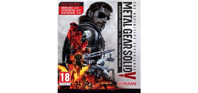 Instant Gaming: Jeux video - Metal Gear Solid V: The Definitive Experience à 10,24€ au lieu de 30€