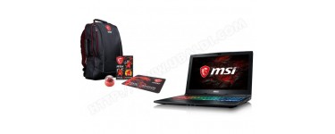 Ubaldi: Ordinateur portable Gamer PACK-GP62MVR MSI à 1108€ au lieu de 1288€