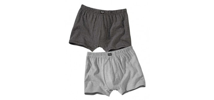 Atlas for Men: Lot de 2 shorts rayés à 5,40€ au lieu de 18€