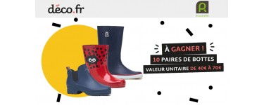 DECO.fr: 10 paires de bottes de pluie de 40 à 70€ à gagner