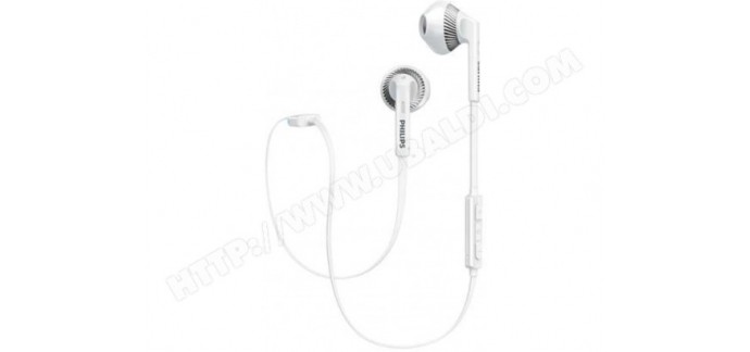 Ubaldi: Casque écouteur PHILIPS SHB5250WT/00 à 36€ au lieu de 49€