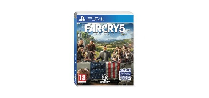 Amazon: Jeu Far Cry 5 sur PS4 à 9,99€