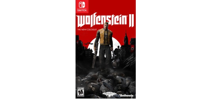 Instant Gaming: Jeu Nintendo Switch Wolfenstein II The New Colossus à 47,99€ au lieu de 60€
