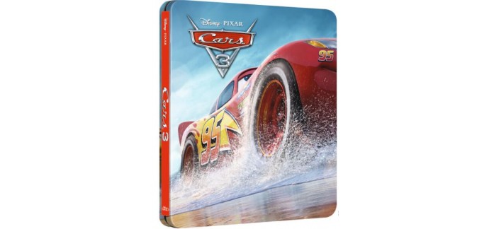 Zavvi: Steelbook BluRay 3D - Cars 3, à 19,75€ au lieu de 33,65€