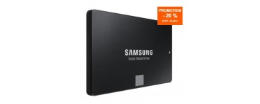 Materiel.net: Disque Dur - SAMSUNG SSD Serie 860 EVO 500 Go, à 99,9€ au lieu de 124,9€ 