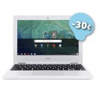 Acer: PC Portable - ACER Chromebook 11 CB3-132 Blanc, à 199€ au lieu de 229€