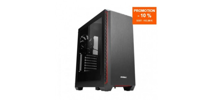 Materiel.net: PC Gamer Materiel.net Rush (Antec P7), à 1007,95€ au lieu de 1119,95€