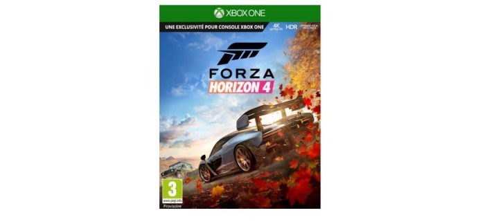 Micromania: Jeu XBOX One - Forza Horizon 4, à 69,99€ + 2 DLCs Offerts