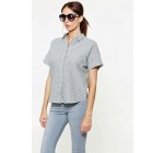 Uncle Jeans: Chemise Levi's Ss Holly Shirt No Pocket Stripe Caviar Noir Ecru Femme à 28,98€ au lieu de 57,95€