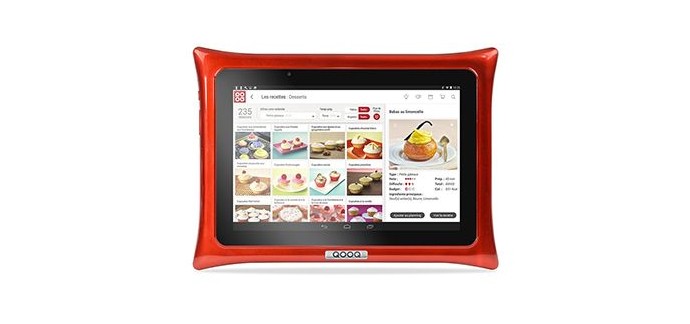 Webdistrib: Tablette Android QOOQ V4 Rouge à 174,39€ au lieu de 249€