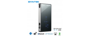 AliExpress: Projecteur portable de poche HD BYINTEK UFO P8I Android 7.1 OS Pico à 142,41€ au lieu de 279,22€