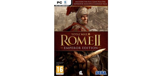 Instant Gaming: Jeu PC Total War: Rome II (Emperor Edition) (Europe) à 13,74€ au lieu de 55€ 