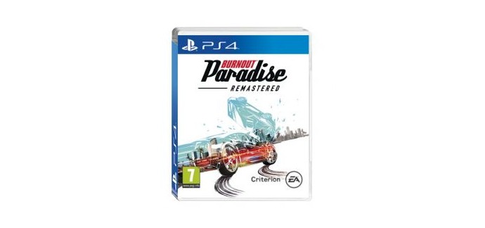 Maxi Toys: Jeu PS4 Burnout Paradise Remastered à 24,98€ au lieu de 39,99€