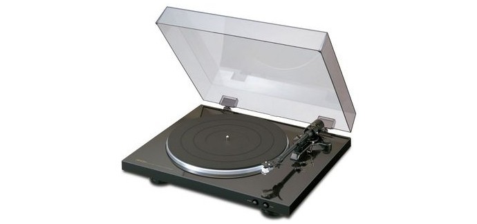 Cobra: Platine vinyle Denon DP-300F noir à 349€ au lieu de 399€