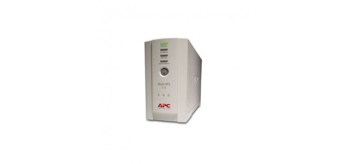 TopAchat: Onduleur Off-line APC Back-UPS 500, 4 prises à 89,90€ au lieu de 115,90€