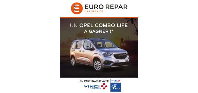 Euro Repar: A gagner une OPEL COMBO LIFE 5 places - 1.5 Diesel 100ch 