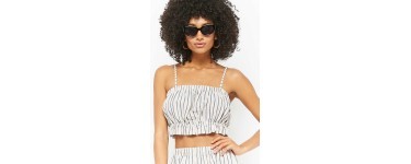 Forever 21: Top court rayé à 16,80€ au lieu de 24€