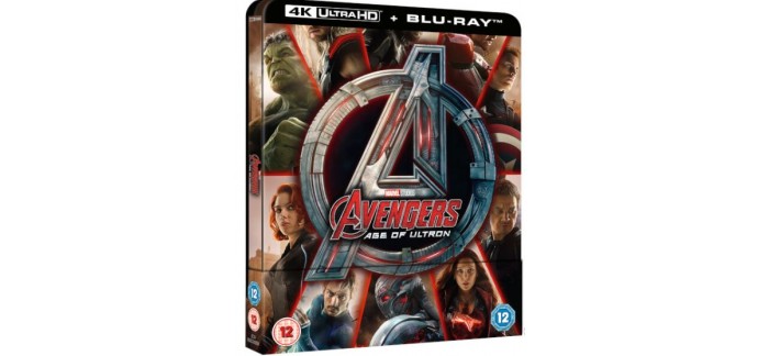 Zavvi: SteelBook 4K UHD - Avengers: L'ère d'Ultron, à 32,49€ au lieu de 35,95€
