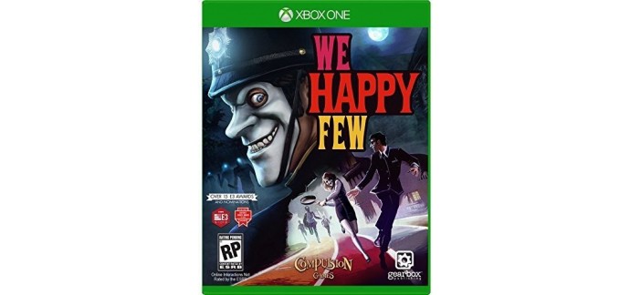 Base.com: Jeu Xbox One We Happy Few à 48,34€ au lieu de 75,06€